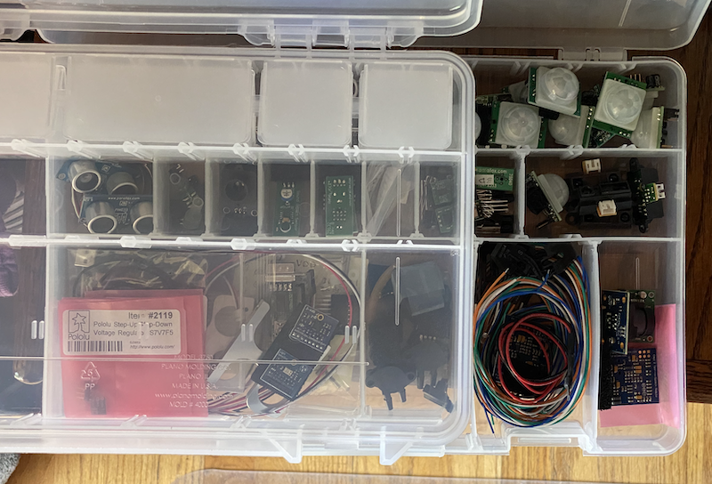 electronics organizer box