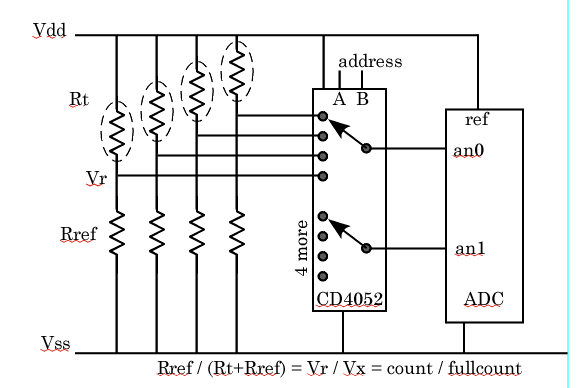 Tc4052bp схема включения