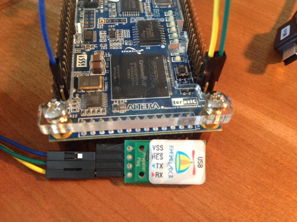 Testing With De0 Nano Without Adapter Board Parallax Forums