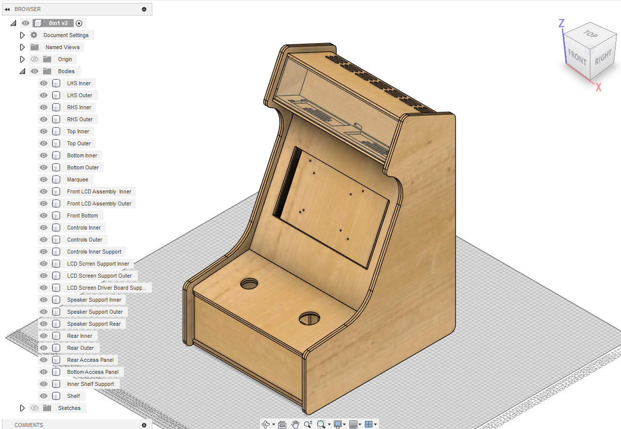 P2 Arc8de 8in1 Cabinet