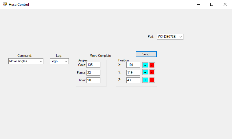 Hexapod Control